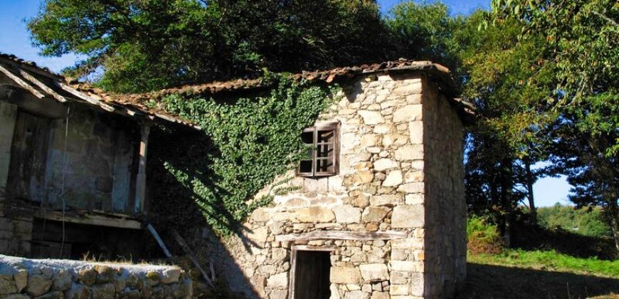 Pretty stone house to restore with land surrounded by forest