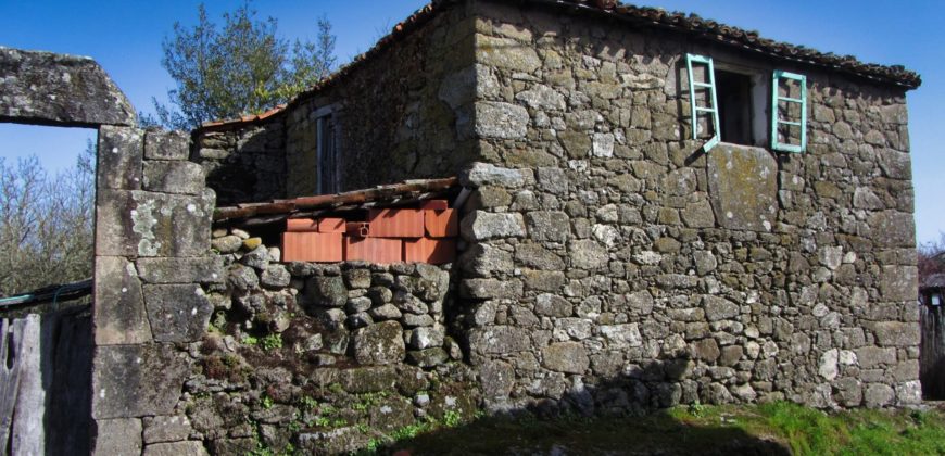 Traditional stone farmhouse to renovate with barn and garden