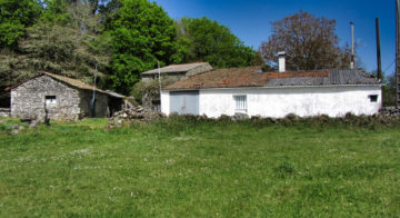 Fully detached farmhouse with outbuildings and garden