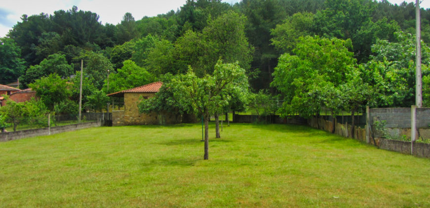 Twee traditionele natuurstenen woningen met tuin op 5 km van Monforte de Lemos