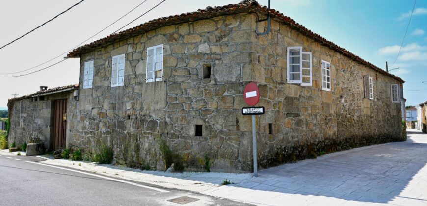 Historical stone-built house of Galician architecture