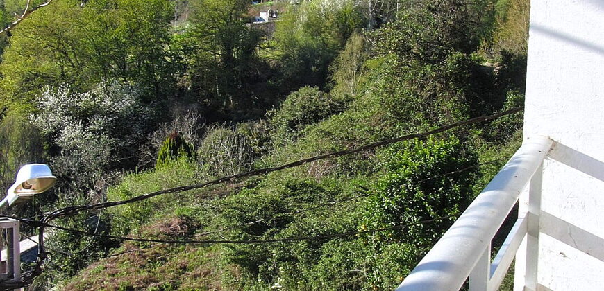 Casita rural con jardín ubicada en el cañón del río Sil