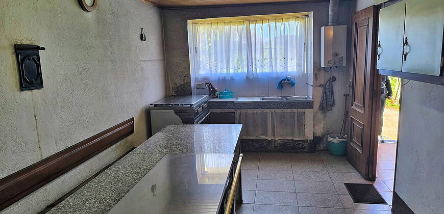 Bonita casa rústica de piedra con anexos y fincas en Palas de Rei
