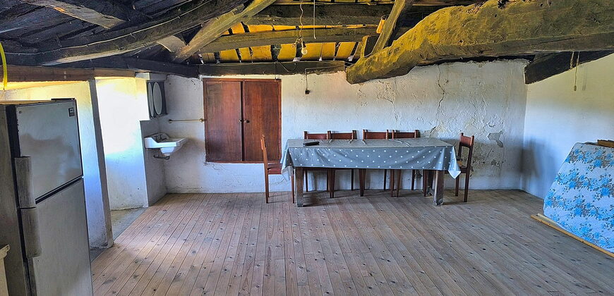 Bonita casa rústica de piedra con anexos y fincas en Palas de Rei