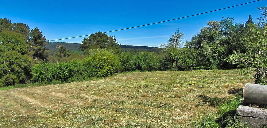 Bonita casa rústica de piedra con anexos y fincas en Palas de Rei