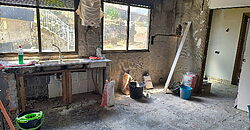 Partially renovated stone house with land in an attractive location Partially renovated stone house with land in an attractive location